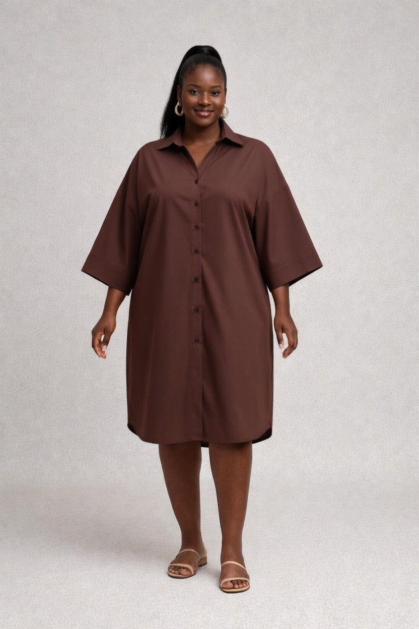 Linda Plain Dress